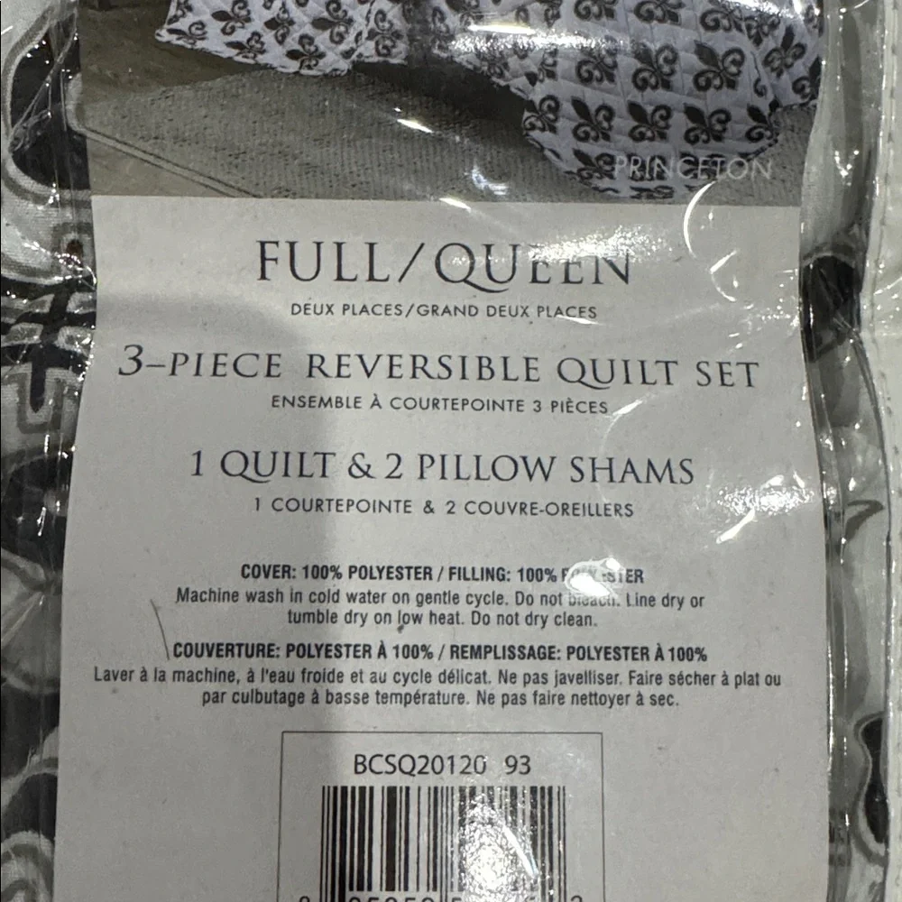 Prince Black and White Comforter Set